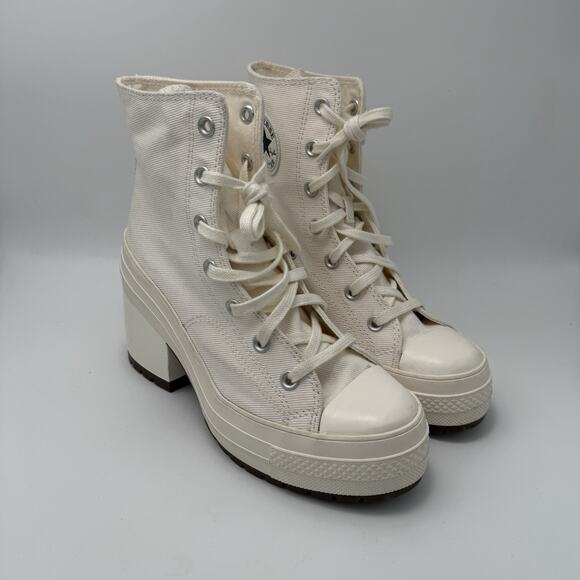 Converse Woman's De Luxe Chuck 70 Heel All Star High top Sneakers Taylor Sz 8.5 - Picture 1 of 9